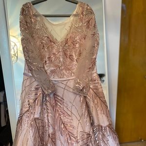 Beautiful blush pink Andrea& Leo couture dress! Worn once for a few hours!